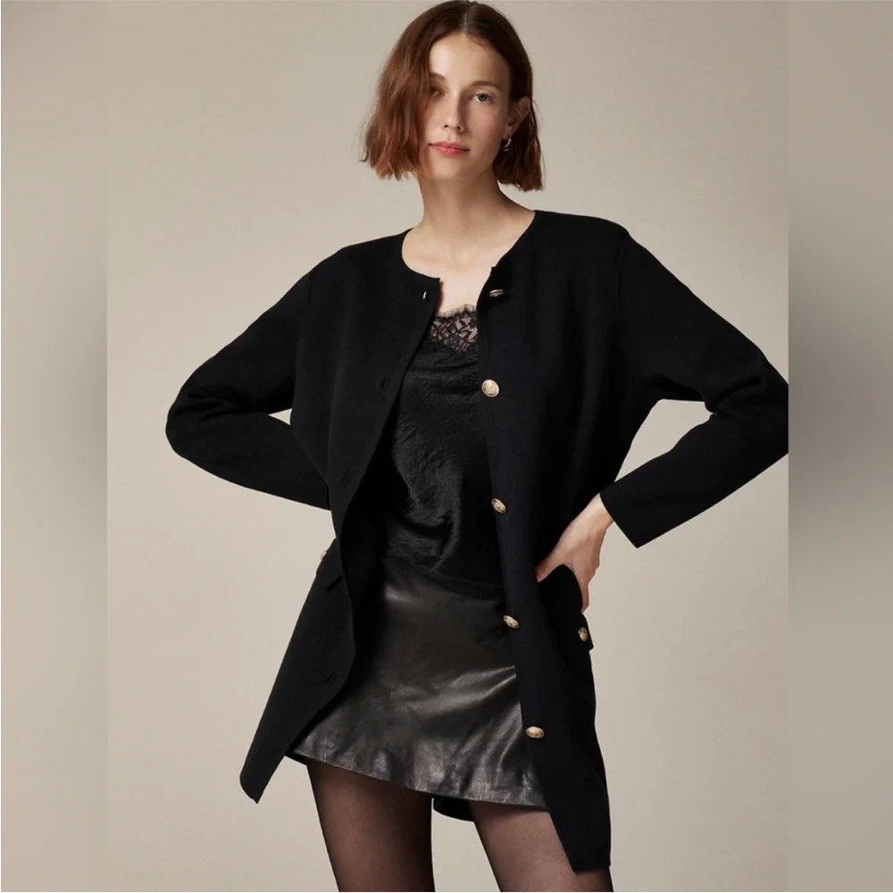 NWT J.Crew Long Giselle Sweater Blazer